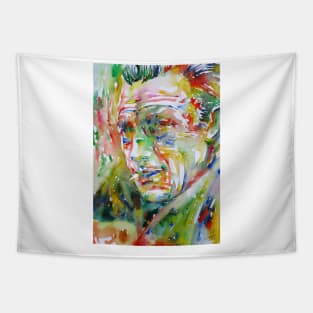 ALBERT CAMUS watercolor portrait .3 Tapestry