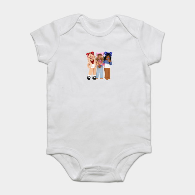 Roblox Girls With Bows - Roblox - Onesie | Teepublic Roblox Girls With Bows - Roblox - Onesie | Teepublic