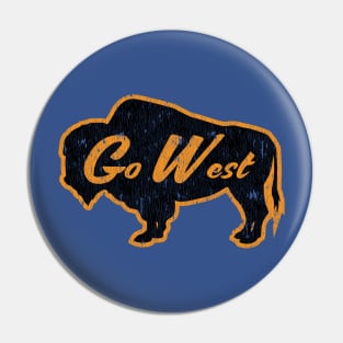 Go West Pin