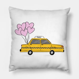 NYC Taxi Cab Pillow