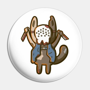 crazy murderer cat | cool halloween Pin