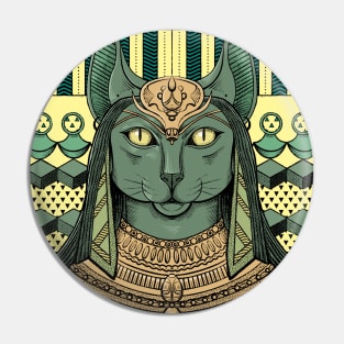 Bastet Egyptian Cat Goddess Pin