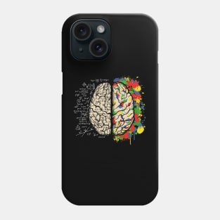 Left and Right Brain Phone Case