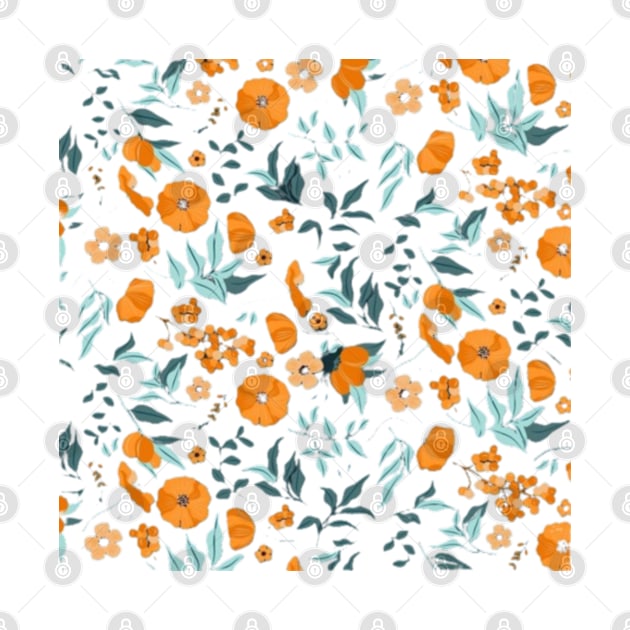 Colourful flowers pattern by RubyCollection