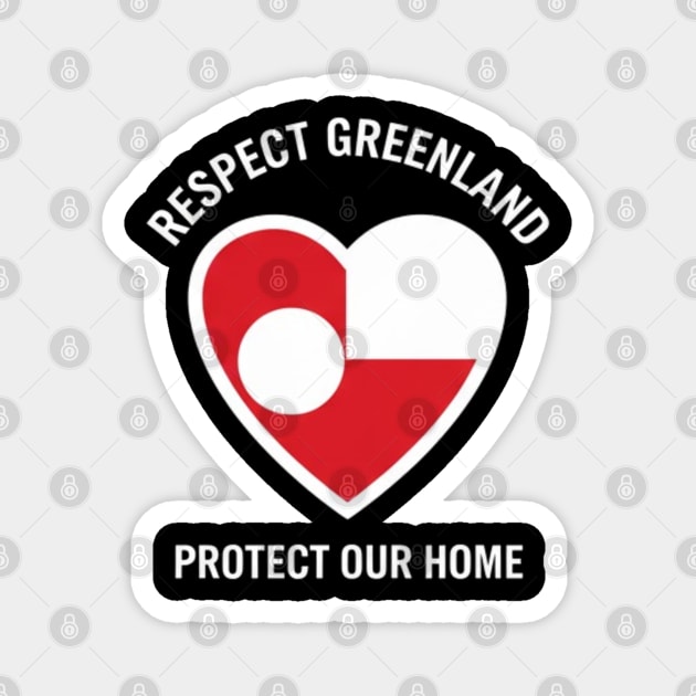 Greenland-Is-Not-For-Sale Magnet by dtr_art