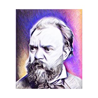 Antonín Dvořák Pink Portrait | Antonín Dvořák Artwork 6 T-Shirt