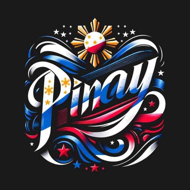 Pinay Filipino Filipina, Philippines Pride Flag by ThatVibe