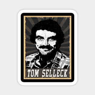 80s Style Tom Selleck Magnet