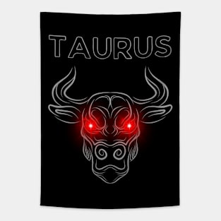 Taurus | Evil Red Eyed Bull Tapestry