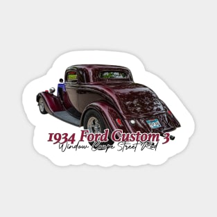 1934 Ford Custom 3 Window Coupe Street Rod Magnet