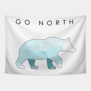 Go North - Polar bear (light) Tapestry