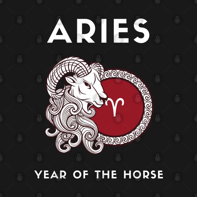 ARIES / Year of the HORSE by KadyMageInk