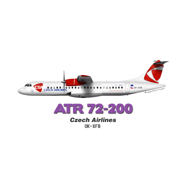 Avions de Transport Régional 72-200 - Czech Airlines by TheArtofFlying