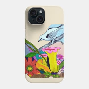 White songbird Phone Case