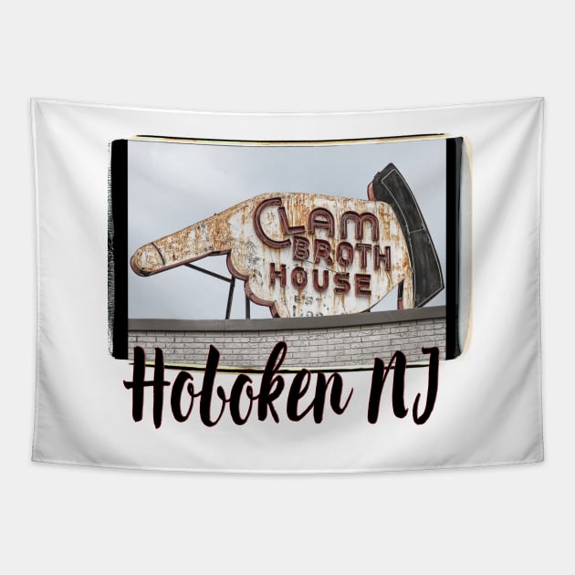 Hoboken NJ Tapestry by Degroom