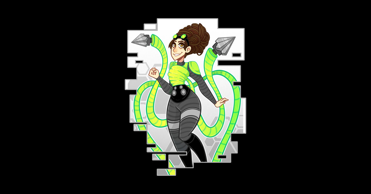 Dr. Octavia Spider Verse Sticker TeePublic