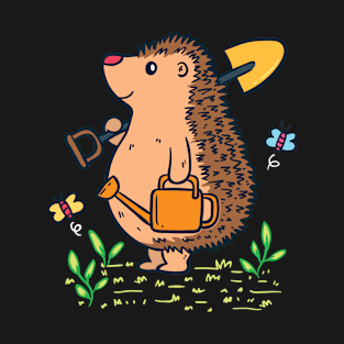 Gardening hedgehog T-Shirt