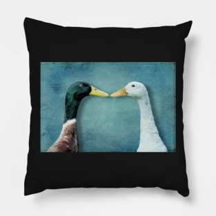 A pair of Indian Runner Ducks Pillow