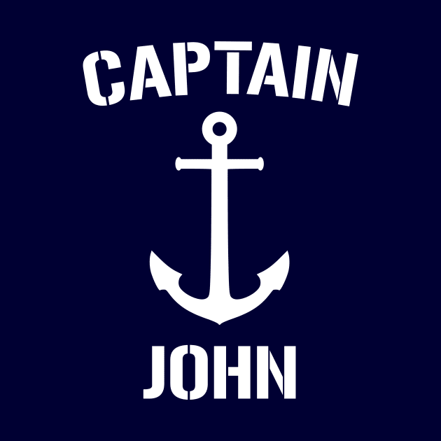 Nautical Captain John Personalized Boat Anchor by Rewstudio