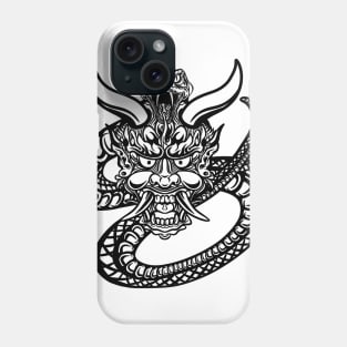 Hannya Mask Snake Phone Case