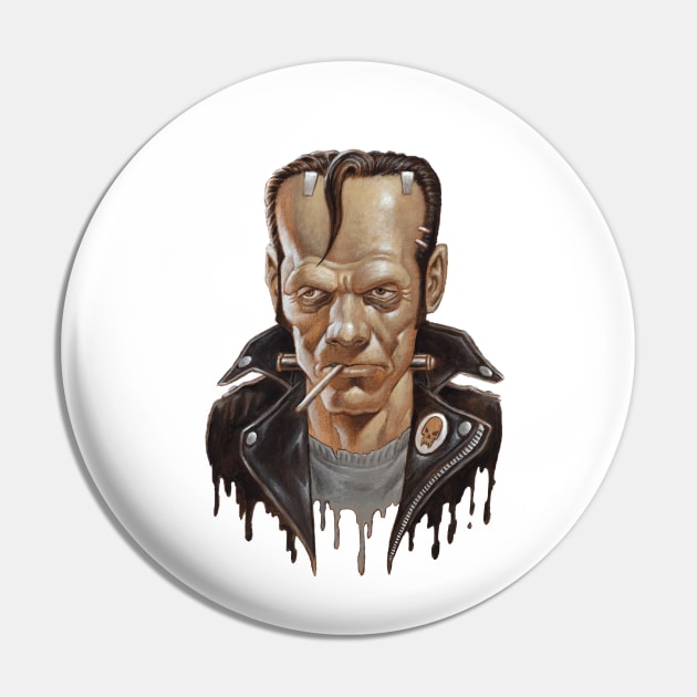 1950's Greaser Frankenstein Pin by Paul_Abrams