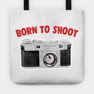 Born To Shoot / Camera Geek Gift Design Tote