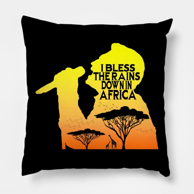 Africa Toto Pillow by BottaDesignz