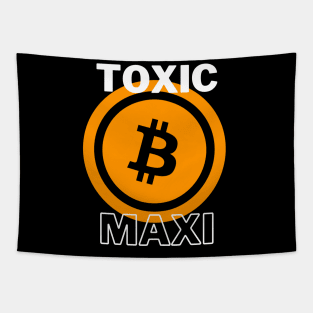 Toxic Bitcoin Maxi Tapestry