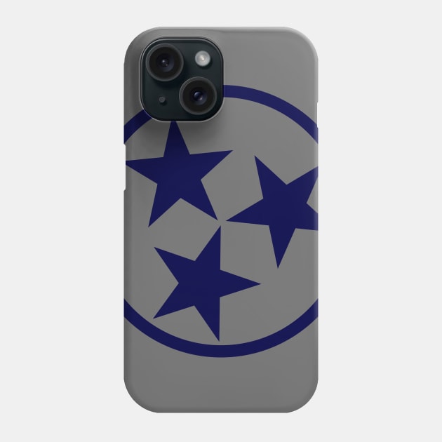 Tennessee State Flag Dark Navy Phone Case by ilrokery