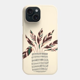 Minimalist Prayer Plant Phone Case