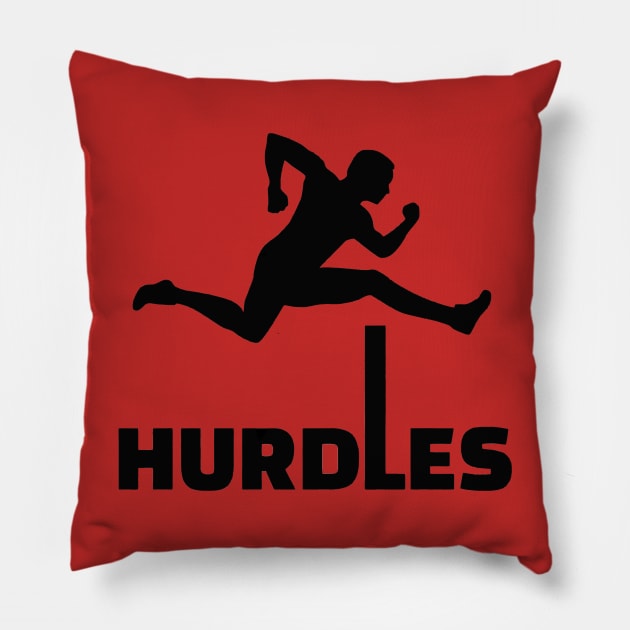 Hurdles Pillow by Athletics Inc