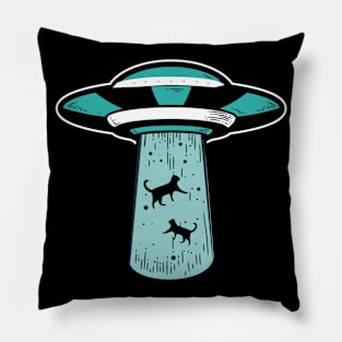 Cat abduction Pillow