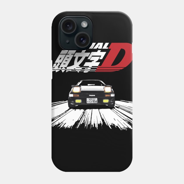 AE86 CHASE Phone Case by cowtown_cowboy