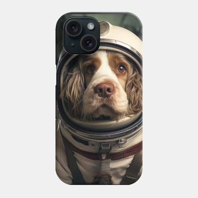 Astro Dog - Clumber Spaniel Phone Case by Merchgard