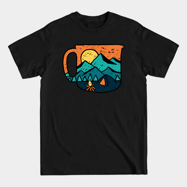 Discover Coffee and Adventure - Outdoor - T-Shirt