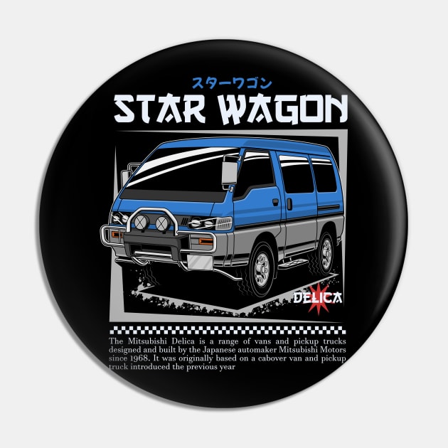 Jdm blue delica advanture Pin by R.autoart