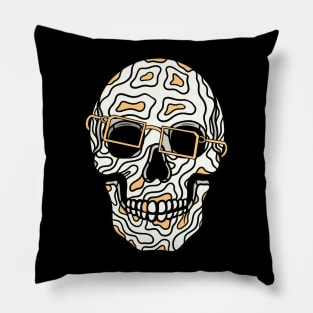 Glasses skull Pillow