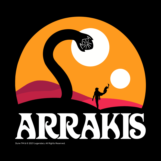 Fear Is The Mind Killer, Orange Arrakis by Dream Artworks