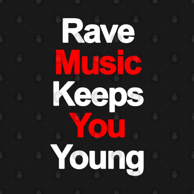 Rave music - classic from the 90s T-Shirt by BACK TO THE 90´S