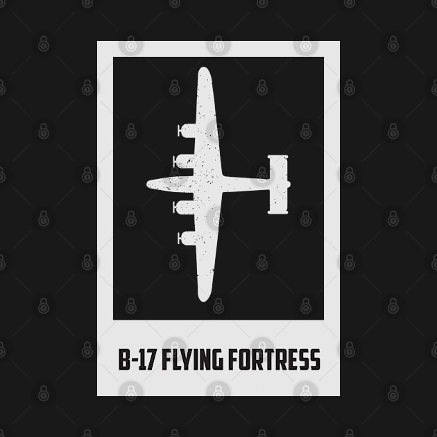 B-17 Flying Fortress - Aircraft by D3Apparels