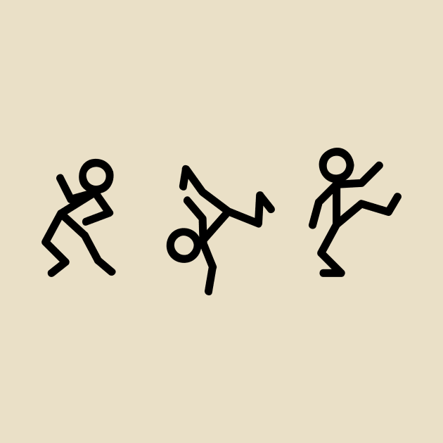 Dancing Stickmen by schlag.art