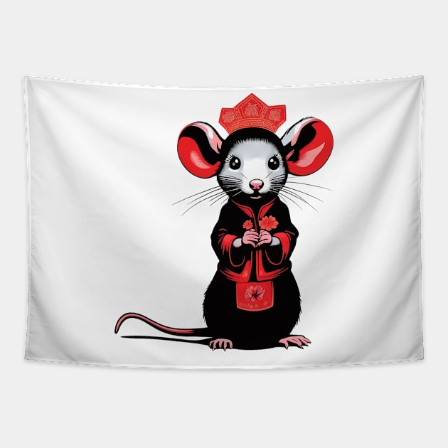 Miss Chinese Year of the Rat Tapestry by InTheGray