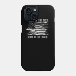 Land Of The Free Home Of The Brave Phone Case