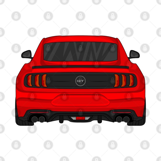 MUSTANG GT RED by VENZ0LIC