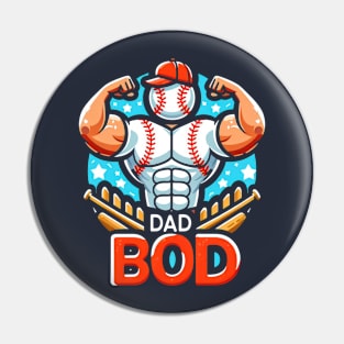 Dad Bod - baseball Pin