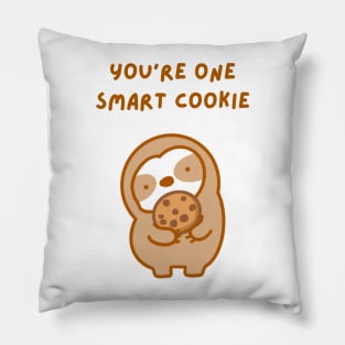 You’re One Smart Cookie Sloth Pillow