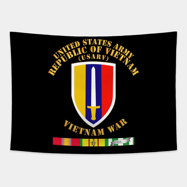 US Army Vietnam - USARV - Vietnam War w SVC Tapestry by twix123844