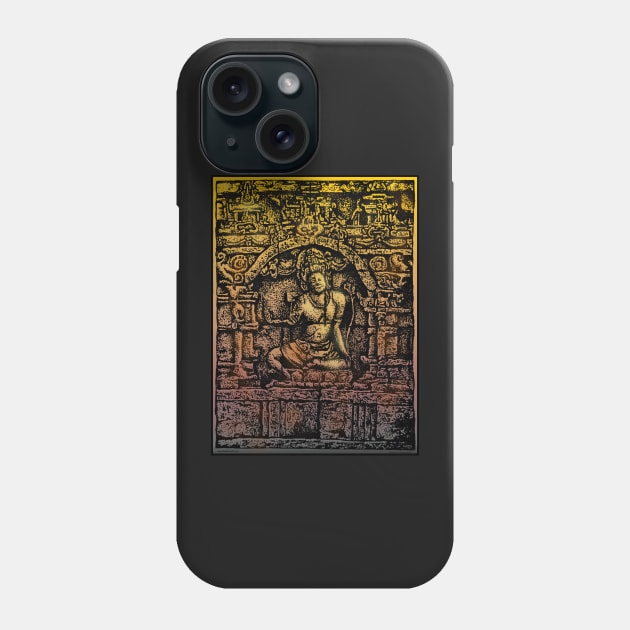 THE BODHISATTVA BOROBUDUR JAVA Phone Case by Larry Butterworth