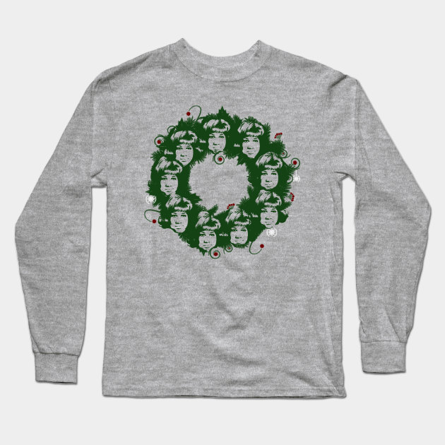A-Wreath-A Franklin - Christmas - Long Sleeve T-Shirt