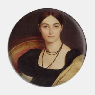 Portrait De Madame Duvaucey by Jean-Auguste-Dominique Ingres Pin